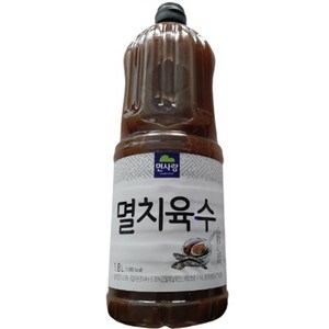 면사랑 멸치육수 1.8L 대용량 식당용 업소용 잔치국수 육수 찌개 다시, 3개