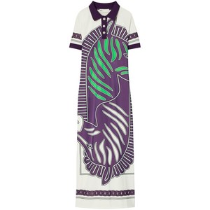 토리 버치 메시 폴로 드레스, 베이지계열+바이올렛/보라계열, Standard M(KR L)