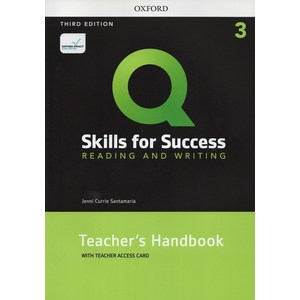 Q Skills for Success: Reading and Writing 3 Teacher's handbook (with Teacher Access Card)