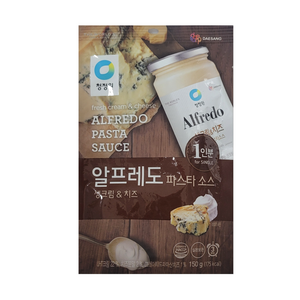 청정원 알프레도파스타소스 싱글파우치, 150g, 16개