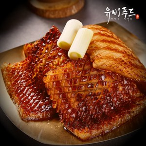 유비 국내산 두툼한 벌집 양념 돼지 껍데기 2kg 술안주 간식, 1kg, 1개