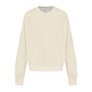 알렉산더맥퀸 로고 프린트 스웨트셔츠, 베이지계열, Standard S