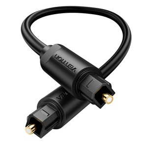 벤션 SPDIF Toslink 각대각 오디오 광케이블, 1개, 5m, 블랙