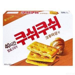 오리온 쿠쉬쿠쉬 크루아상맛, 196.8g, 4개