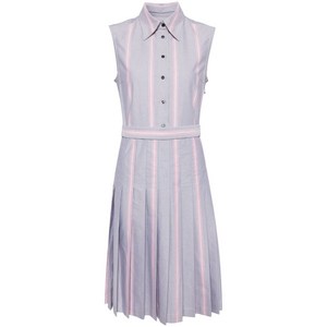 톰 브라운 스트라이프 벨트 드레스, 그레이계열+핑크계열, Italy 38(KR 44)