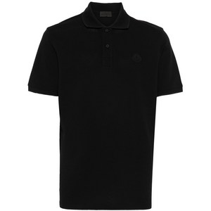 몽클레르 러버라이즈 로고 폴로 셔츠, 블랙계열, Standard XL(KR 104-185)