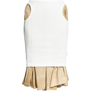 메종 마르지엘라 레이어드 미디 스커트