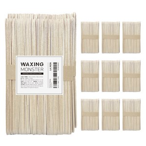 왁싱몬스터 대용량 우드 스파출라 L 사이즈 하드왁스 슈가링왁스 왁싱부자재, L사이즈, 1000개