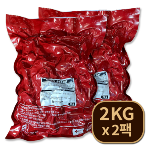 야식만참 숯불통닭발 2Kg, 2개