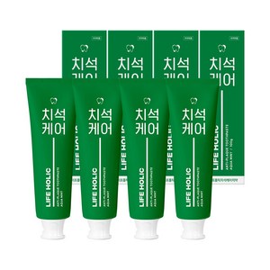 라이프홀릭 치석케어 치약, 100g, 4개