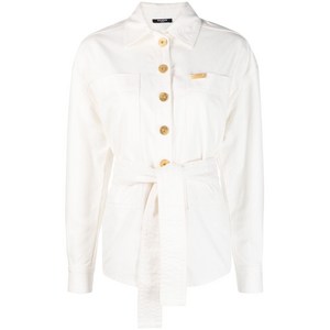 발망 로고 장식 데님 셔츠 재킷, 화이트계열, France 40(KR 66)