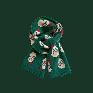 BUKENI 여성 빈티지 크리스마스 목도리