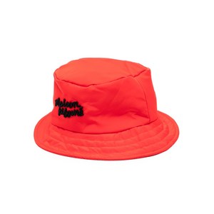 메종키츠네 로고 자수 버킷 햇, L, 레드계열