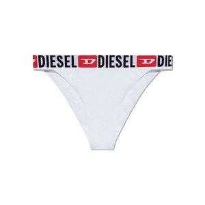 디젤 로고 웨이스트밴드 비키니 브리프, 화이트계열, Standard M(KR 66)