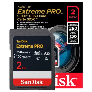 샌디스크 정품 SD 메모리카드 Extreme Pro 익스트림 프로 SDXC 평생보증 Lifetime