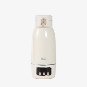 에디슨 원터치 가열 분유 보온병, 아이보리, 500ml, 1개