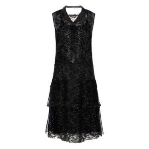 메종 마르지엘라 레이스 트리밍 포켓 미니 드레스, 블랙계열, Italy 40(KR 55)