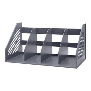 카파맥스 4단 책꽂이 450x210x225mm 진회색, 단품, 상세페이지 참조