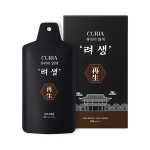 큐리아 려생 새치염색약, 5개, 네츄럴브라운