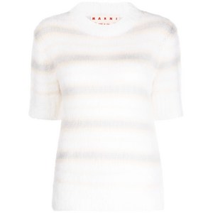 마르니 브러시드 모헤어 티셔츠