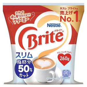 네슬레재팬 네스카페 Brite 브라이트 슬림 커피 크림파우더 260g 일본커피밀크 일본커피크림 일본커피프림