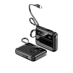 66W 고속충전 20000mAh 보조배터리 내장케이블 항공 규정 준수