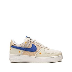 나이키 에어 포스 1 로우 스니커즈, US 11.5(KR 285), 베이지계열+블루계열