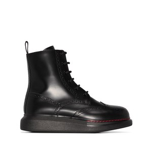 알렉산더맥퀸 알렉산더 맥퀸 레이스업 앵클 부츠, Italy 36.5(KR 235), 블랙계열