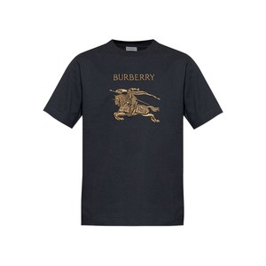 버버리 로고 자수 티셔츠