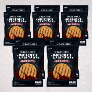 재미어트 썸탈꺼닭 소스 닭가슴살 스테이크 매콤 데리야끼 맛 (냉동), 10개, 120g