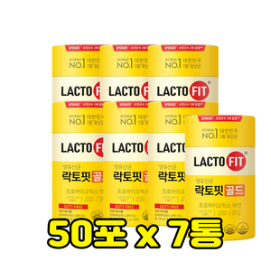 종근당건강 락토핏 생유산균 골드, 100g, 7개