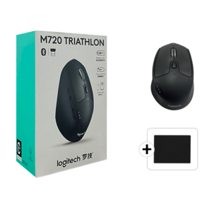 로지텍 M720 Triathlon 무선 마우스 병행+ 스토리링크 패드