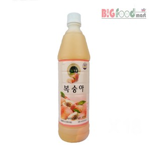 청솔 복숭아원액 835ml, 1개