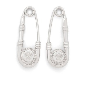 베르사체 세이프티 핀 드롭 이어링