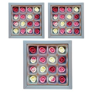 메시지더로즈 플뢰리 & 루즈 초콜릿 선물세트 16개입, 3개