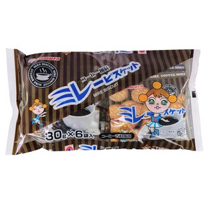 노무라 밀레 비스킷 커피 맛 봉지 6개입