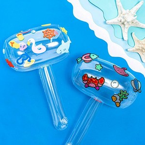 소리나는 투명 뿅망치 꾸미기 여름 만들기 놀이 물놀이 용품 만들기 워터밤 단체 행사 게임