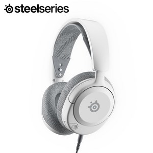 스틸시리즈 Arctis Nova 1 유선 게이밍 헤드셋 화이트 / 공식 판매점