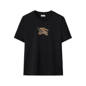 버버리 EKD 체크 코튼 티셔츠, 블랙계열, Mid standard S(KR 55)