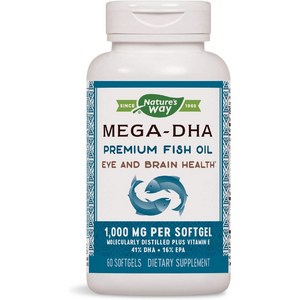 네이쳐스웨이 메가-DHA 1000mg 소프트젤, 1개