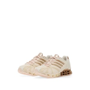 아디다스 고스트라이드 로고 디테일 스니커즈, US 7.5(KR 245), 베이지계열+골드계열