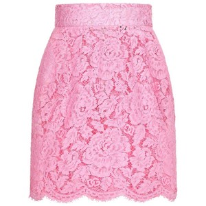 돌체앤가바나 레이스 스커트, 핑크계열, Italy 36(KR 33)