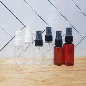 다올마켓 휴대용 미스트 스프레이 공병 20ml 30ml 안개분사 분무기 화장품공병, 30ml 블랙건+갈색PET공병, 1개