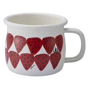 다마하시 플룬 법랑 머그컵 380ml 일본제