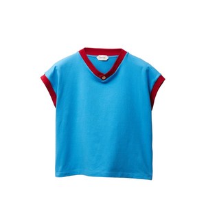 베르사체 스트레치 저지 슬림 핏 티셔츠, 블루계열, Standard S(KR 95)