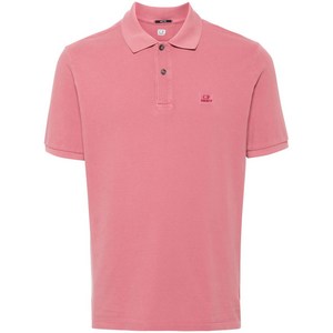 C.P.컴퍼니 로고 자수 폴로 셔츠