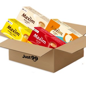 맥심 커피믹스 20개입 4종세트(모카골드+화이트골드+오리지날+슈프림골드)