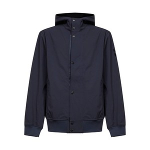 스톤 아일랜드 패치 디테일 후드 재킷, 블루계열, Standard XXL(KR 110)