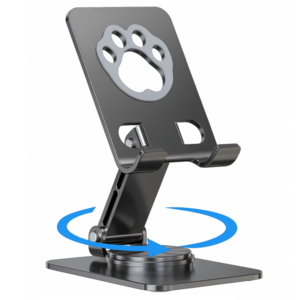 레드에셋 탁상용 태블릿 핸드폰 거치대 360도 회전 접이식 각도조절