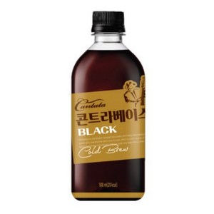 칸타타콘트라베이스 블랙, 500ml, 24개